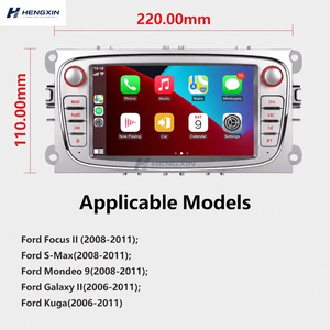 Convient pour <span class=keywords><strong>Ford</strong></span> <span class=keywords><strong>Focus</strong></span>, unité tout-en-un de navigation GPS Android MP5 Bluetooth HD 7 pouces pour voiture. - Product Image 3