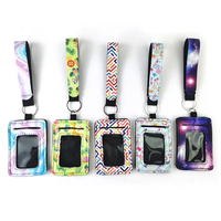 Top Loaders Sports Card Holder Néoprène Dragonne Sublimation ID Card Wallet Pouch