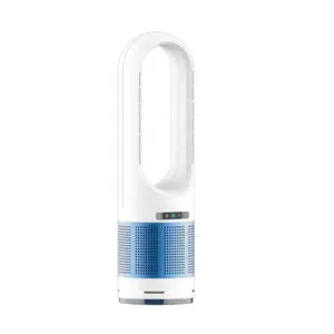 Ihomey新型设计冷却塔高速风扇便携式静音电风扇，带空气净化器遥控器