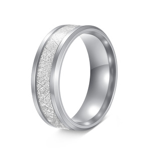 Bague pour homme en acier titane avec motif fil de glace, style Tmall, bijoux de mode pour diffusion en direct, vente en gros directe usine - Product Image 6