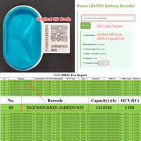 Batterie lithium-ion prismatique 280Ah Lifepo4 REPT CATL Hthium 3.2V LF280K, 8000 cycles, pour modèles REPT CATL Hthium