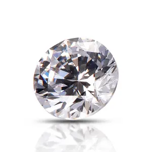 Chất Lượng Cao Tổng Hợp Đá Quý Cubic Zirconia Trắng CZ 2Mm Vòng Brilliant Cut Kim Cương Cho Tự Làm Đồ Trang Sức Mặt Dây Chuyền Vòng Đeo Tay Bông Tai