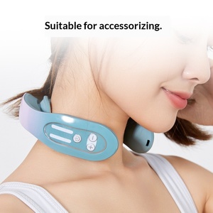 Masseur de cou électrique intelligent avec micro-courant EMS, 12 niveaux, chauffage à une touche, modèle 618, remplacement annuel - Product Image 3
