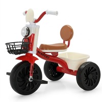 Tricycle et poussette pour enfants, pour garçons et filles, mobile, pour les tout-petits de 1 à 5 ans, fabriqué en plastique durable