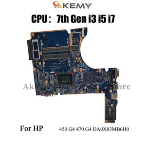 Placa base para portátil DA0X83MB6H0 para <span class=keywords><strong>HP</strong></span> <span class=keywords><strong>ProBook</strong></span> <span class=keywords><strong>450</strong></span> <span class=keywords><strong>G4</strong></span> con I3 I5 I7 CPU DDR4 907700-001 907700-601 100% completamente probada - Product Image 2
