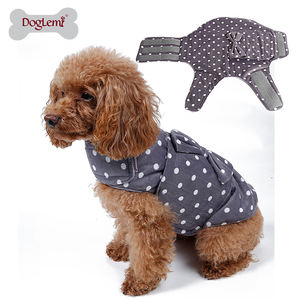 Roupas personalizadas Verão/Primavera <span class=keywords><strong>Dog</strong></span> Vest Pet bonito com Dot Pattern Sexy Girl <span class=keywords><strong>Jacket</strong></span> para acalmar o gato e o cão - Product Image 3