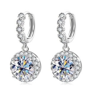 Orecchini Pendenti Geometrici Scintillanti per Donne, Eleganti Gioielli da Sera per Spose - Product Image 1