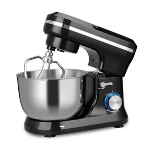 1000 Wát Bếp Mixer Chuyên Nghiệp Tùy Chỉnh Thực Phẩm Điện 4.5L 5.5L Thép Không Gỉ Bowl Stand Up Mixer