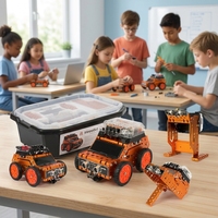WeeeBot Jeep para la versión STEM Classroom Robot Kit ESP32 Tipo STEAM Educativo DIY Programable WiFi Juguete Niños Hands-On