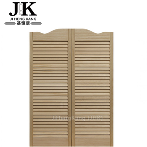 JHK אלון רפפות דלתות רפפות Bi לקפל ארון דלתות חצי רפפות Bifold ארון דלתות - Product Image 3