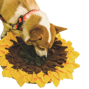 Tapis de reniflement pour <span class=keywords><strong>chien</strong></span> OEM de haute qualité, écologique, lavable, durable, pour l'entraînement olfactif, motif dessin animé mignon, tapis d'alimentation - Product Image 3