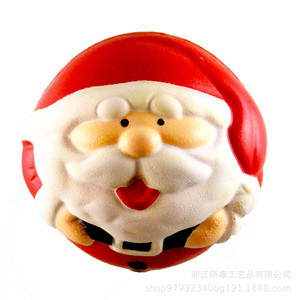 Balle anti-stress en forme de Père Noël, rebondissante, jouet sensoriel pour enfants, cadeau de fête - Product Image 3