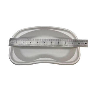 Polpa biodegradabile 700 ml Emesis rene bacinella usa e getta in cartone usa e getta piatti a forma di rene piatto a forma di rene - Product Image 6