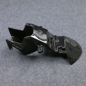 Couverture de conduit d'admission d'air en fibre de carbone sèche 3K 100% pour Kawasaki ZX-10R 2021+ (carénage de canal d'air) - Product Image 5