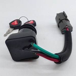 Interrupteur d'allumage d'excavatrice pour <span class=keywords><strong>Kubota</strong></span> U15 20 30 35 Kx155 161 interrupteur à clé de démarrage serrure de porte électrique - Product Image 6