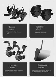 Четырехтактный бензиновый микрокультиватор, малогабаритный многофункциональный амфибийный транспорт для обработки сельхозугодий, прополки, рытья канав и посадки. - Product Image 5