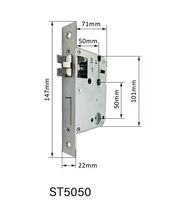Cerradura Electrónica Inteligente sin Llave con Código, App TTlock TT, con Pestillo Simple de 60mm/70mm para Puerta de Madera, Hotel, Suites, Conectada a la Nube