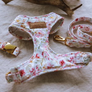 Sunraymascota パーソナライズ ラグジュアリー デザイン カスタム 快適 プレミアム 調節可能 ペット ハーネス メーカー 犬用 ハーネス セット - Product Image 2