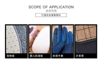 Silikon beschichtung spunkte Anti-Rutsch-DOT Silica Gel Covered Rutsch fester Stoff Wasserdichte Matratze Haustier matte für Sofa Car Box Home Textile