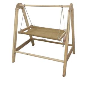 Her mevsim oturma odası kullanımı oynarken dinlenme tırmanma için çift katmanlı salıncak ve yatak ile katı ahşap çevre dostu kedi ağacı - Product Image 4