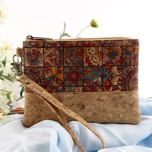 Portefeuille en liège, best-seller transfrontalier, importé du Portugal, en bois naturel, avec impression numérique HD, sac de rangement - Product Image 2