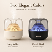 Diffuseur d'arômes à télécommande de 200 ml, humidificateur avec lumière LED à 7 couleurs, brumisateur d'huiles essentielles