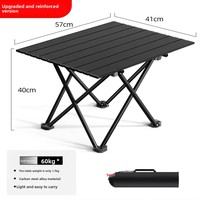 Table pliante portable et légère pour le camping en plein air, table de pique-nique, table de voyage à transporter à la main