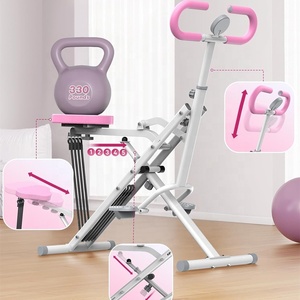 Wellshow spor Squat makinesi ayarlanabilir 4 direnç Band katlanabilir Botty Glutes popo uyluk için Rodeo çekirdek egzersiz makinesi - Product Image 4