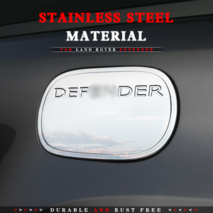 Cubiertas de tanque de gasolina y combustible para coche, pegatinas decorativas de acero inoxidable para land rover defend 2020 - Product Image 3