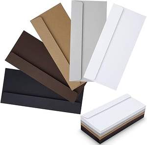 Enveloppe d'invitation personnalisée 10 enveloppes d'affaires enveloppes auto-scellantes pour le bureau d'affaires Factures à en-tête Envoi personnel - Product Image 1