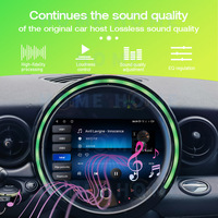 Autoradio Android 15 9 pouces avec Carplay, lecteur DVD vidéo, navigation GPS pour BMW Mini Cooper F54 F55 F56 F60 2014-2024