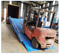 Rampa de carga móvil Rampa elevadora hidráulica para coches Rampa portátil para barcos