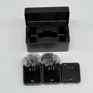 Microphone cravate sans fil SX63 avec boîtier de charge pour iPhone, utilisation sur ordinateur de bureau, réduction du bruit, streaming en direct - Product Image 2