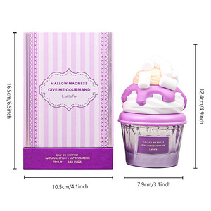 <span class=keywords><strong>Profumo</strong></span> da Donna Transfrontaliero di Tendenza, Fragranza Creativa Caramella Crema Gelato, Lunga Durata, Leggera, Liquida 75ml - Product Image 3