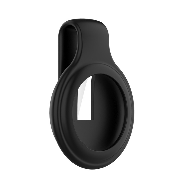 Airtag Anti-lost Clip Case Silicone Steel Sleeve for Apple Locator GPS Airtags Tracker Keychain Protector Cover for AirTag