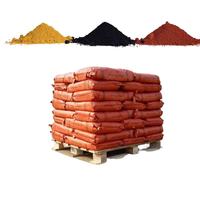 Bon colorant en poudre de pigment Fe2O3 d'oxyde de fer inorganique dispersé du fabricant pour la peinture de ciment