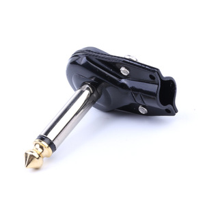 6.35mm Audio Plug Single Channel Microphone Connector Zinc Alloy Plug In <b>Adapter</b> For Audio Equipment - Product Image 1