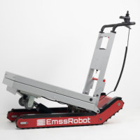 Plateforme élévatrice électrique hydraulique pliable en alliage d'aluminium EmssRobot Nano X 4, pour escaliers, usage industriel, capacité lourde 300 kg, CE