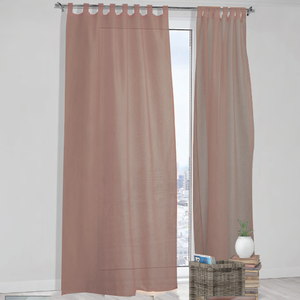 Panel de Cortina LIZA LINE 100% Poliéster con Ojales, Translúcido, con una Tasa de Sombreado del 1%-40%, 140X280CM, Marrón - Product Image 1