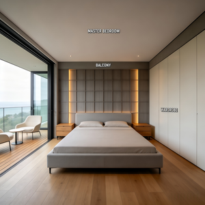 Service de conception architecturale de <span class=keywords><strong>maison</strong></span> à deux étages d'inspiration française moderne, incluant plans d'étage, garage et services de design intérieur - Product Image 5