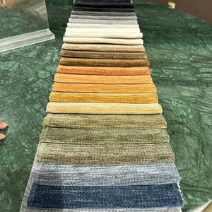 100% poliéster urdimbre tejido terciopelo elástico chenilla tela para el hogar textil teñido 100% Poly Juvy - Product Image 6