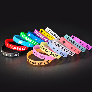 Braccialetti in Silicone Economici per la Classe del 2027, Bracciali in Gomma per Cerimonie di Laurea e Eventi Scolastici - Product Image 3
