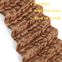 Extensions de cheveux synthétiques pour tresses au crochet, pré-étirées, ondulées profondes, bouclées effet eau, ignifuges, en gros