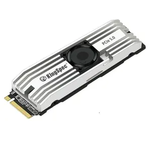 Kingspec Nieuw Professioneel Product M2 Pcie Ssd Heatsink 5.0 2Tb Gen 5 M2 2000Gb Harde Schijf Nvme Pcie 5 Ssd Met Dram