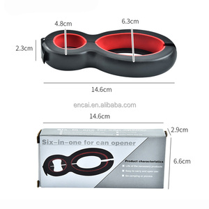 Jar <strong>Opener</strong> 6 <strong>in</strong> 1 Multi Function Can <strong>Opener</strong> Bottle <strong>Opener</strong> Kit With Silicone Handle <strong>Easy</strong> to Use for Children Elderly and Arthriti - Product Image 2