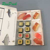 Boîte à bento Premium Sushi Roll avec compartiment Sushi Riz Parfait pour les repas de sushi frais et pratiques