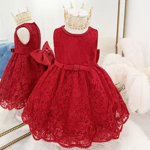 MQATZ Robe d'été biologique pour la première communion d'un anniversaire pour fille