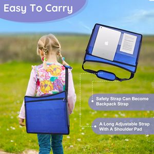 Muestra Gratuita de Bandeja de Viaje Plegable y Resistente para Niños, Bebés y Niños Pequeños, Espacio de Juego y Mesa para Refrigerios para Viajes en Avión - Product Image 4