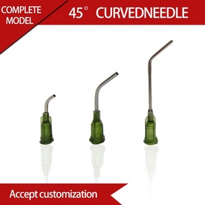 Puntas de Aguja Precurvadas de Calibre <span class=keywords><strong>22</strong></span> para Dispensación, Irrigación, Jeringas, Suministros Dentales - Product Image 2