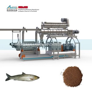 Extrudeuse d'aliments aquatiques à haute efficacité, équipement de production spécialisé pour les aliments aquatiques flottants - Product Image 1